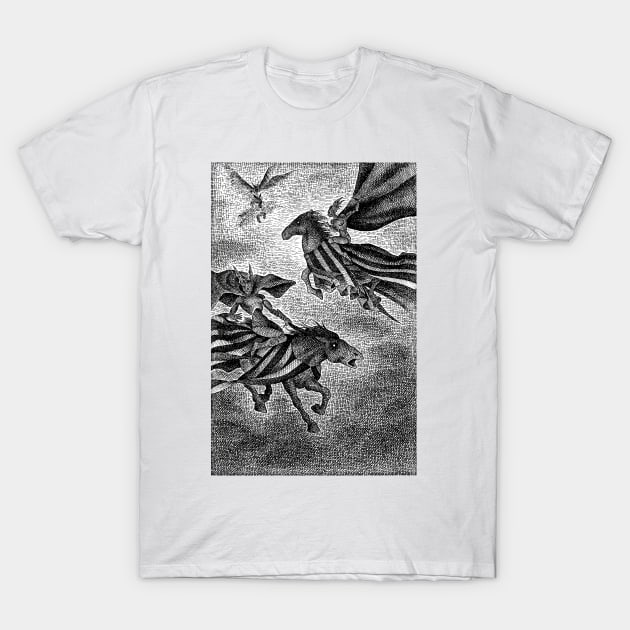 Ride of the Valkyries T-Shirt by Haunted Nonsense